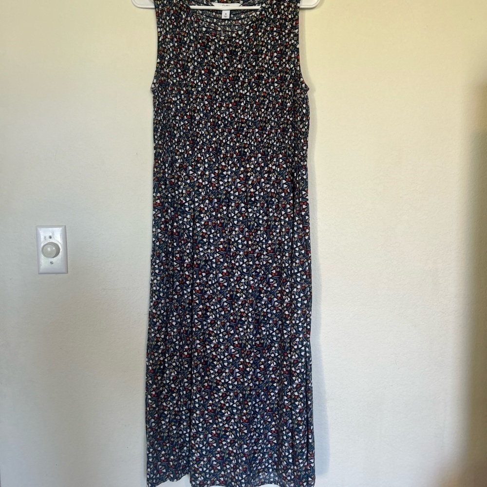 Croft & Barrow Medium Florsl Corrage core Casual Sleeveless Dress